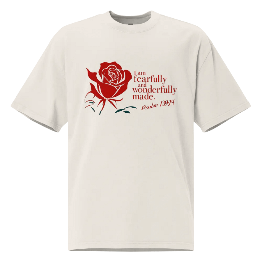 Fearfully and Wonderfully Made Oversized Tee product image (3)