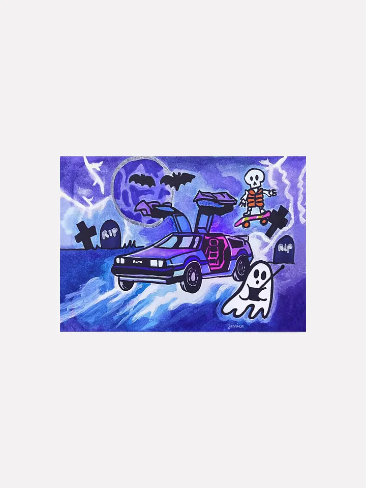 Spooky Speed Machine Art Print product image (1)