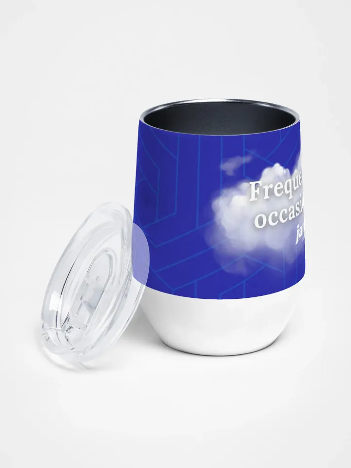 🍷 Frequent Sipper, Occasional Flyer - Traveller’s Wine Tumbler product image (2)