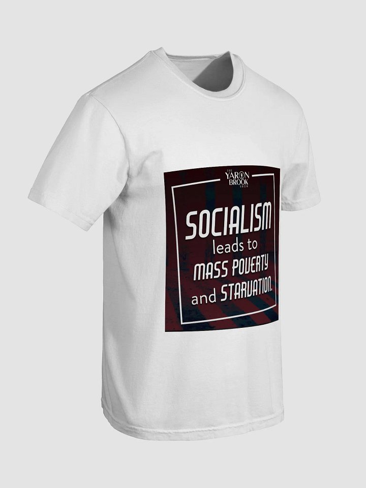 YBS Socialism vs. Prosperity Graphic Tee (White) product image (2)