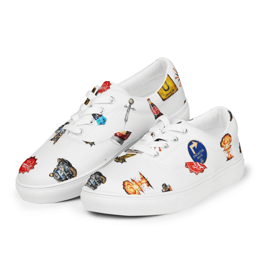 Apocalyptic Icons Canvas Shoes #fallout product image (9)