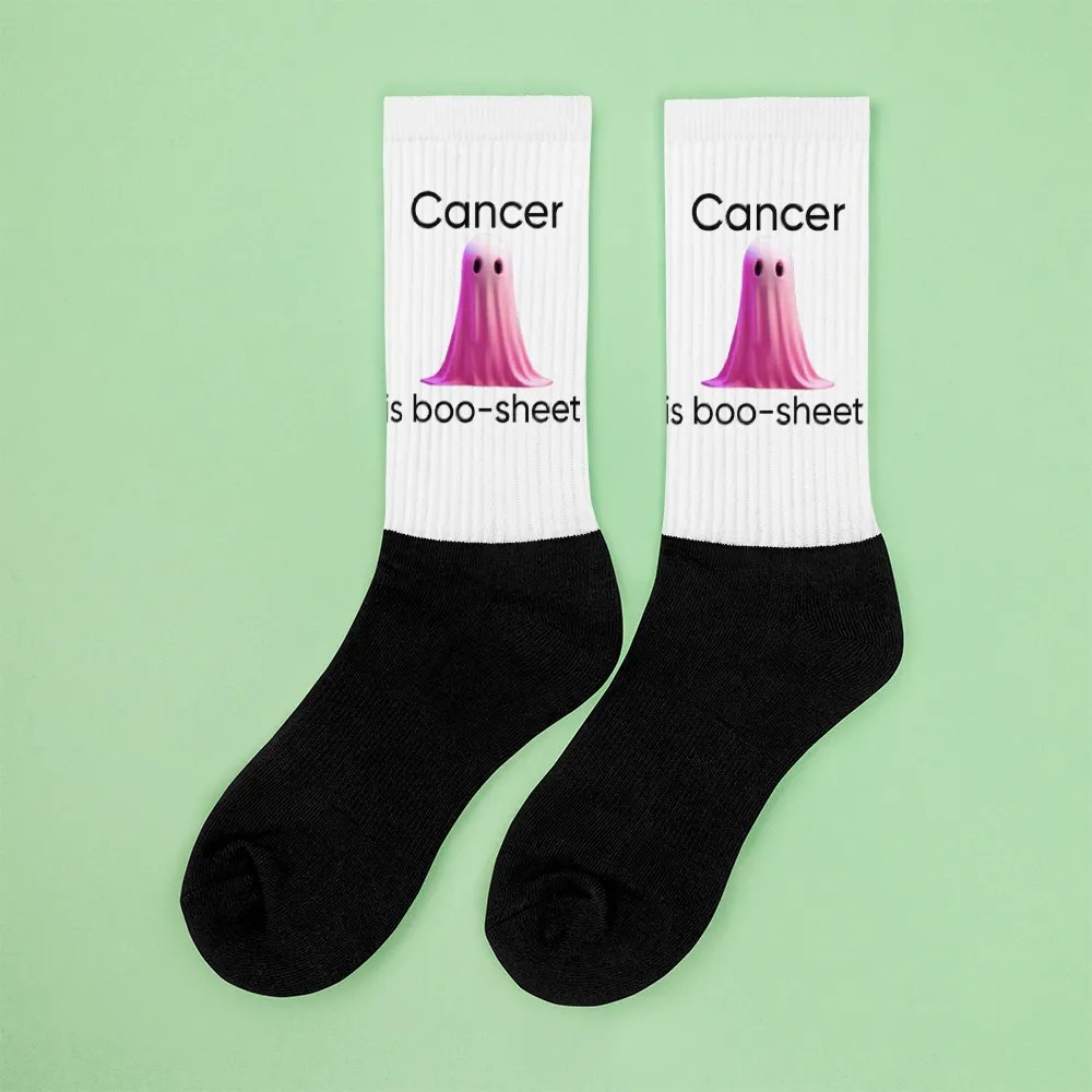 Cancer is boo-sheet socks product image (6)