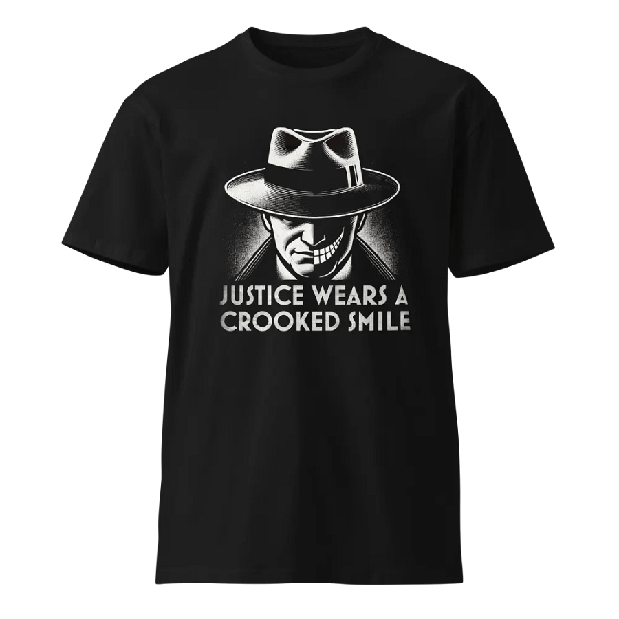 Crooked Smile Noir T-Shirt product image (1)