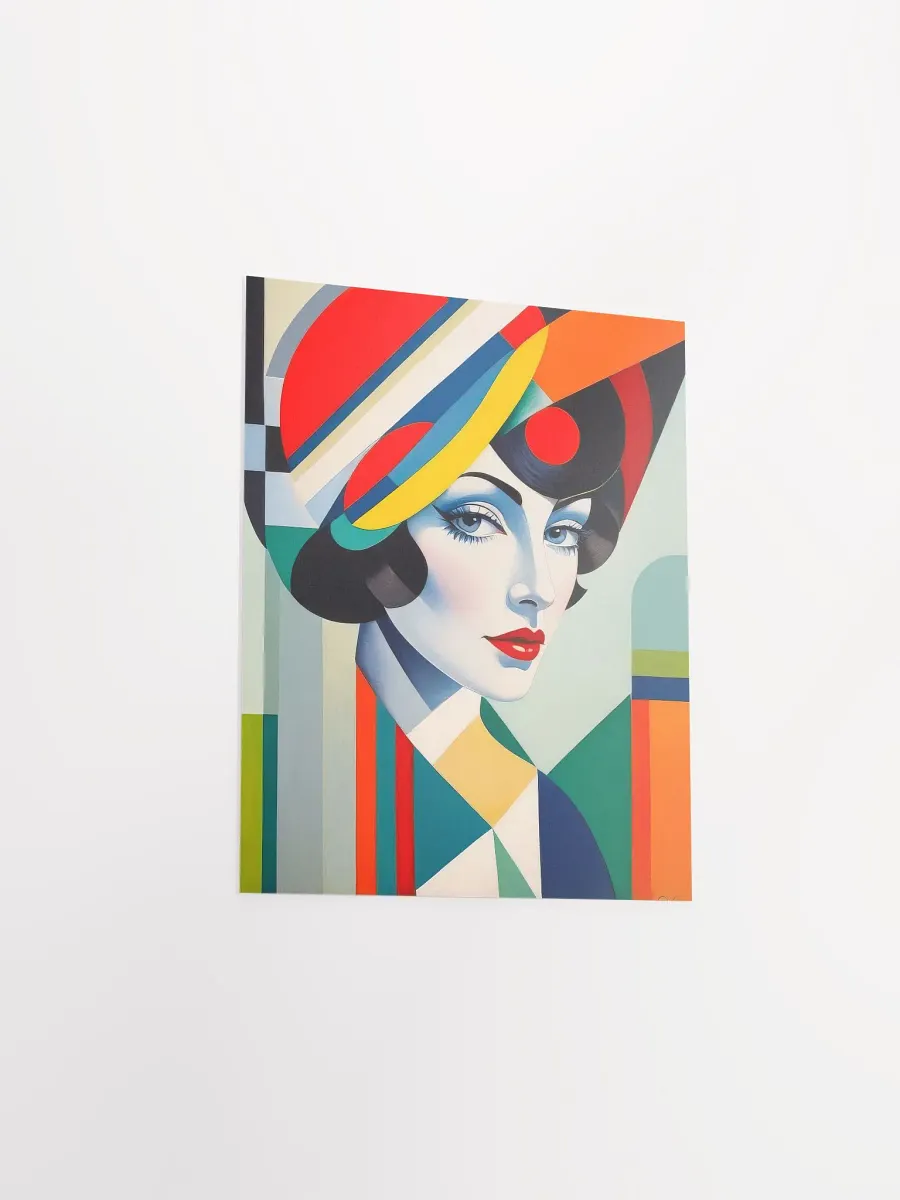 Vibrant Lucy - Flapper Girl - Poster - Small and Standard Sizes - 8x10-11x14-12x16-16x20 Inches product image (9)
