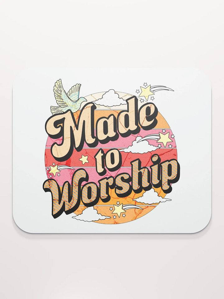 Made To Worship Whimsical Mouse Pad product image (2)