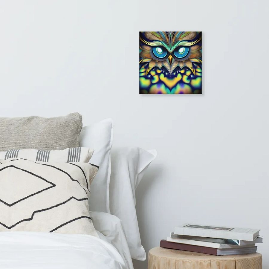 Fantasy Fractal Owl Art - v12 product image (6)