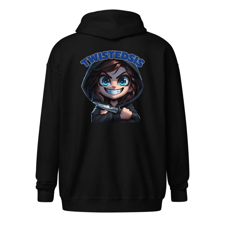 TwistedSis Cartoon Zip Hoodie product image (2)