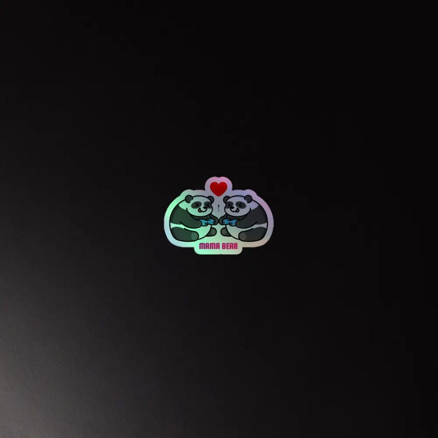 Mama Bear Holographic Sticker product image (12)