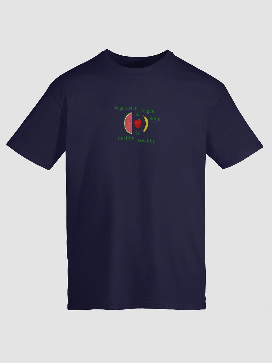Healthy = Wealthy Vegan T-Shirt product image (9)