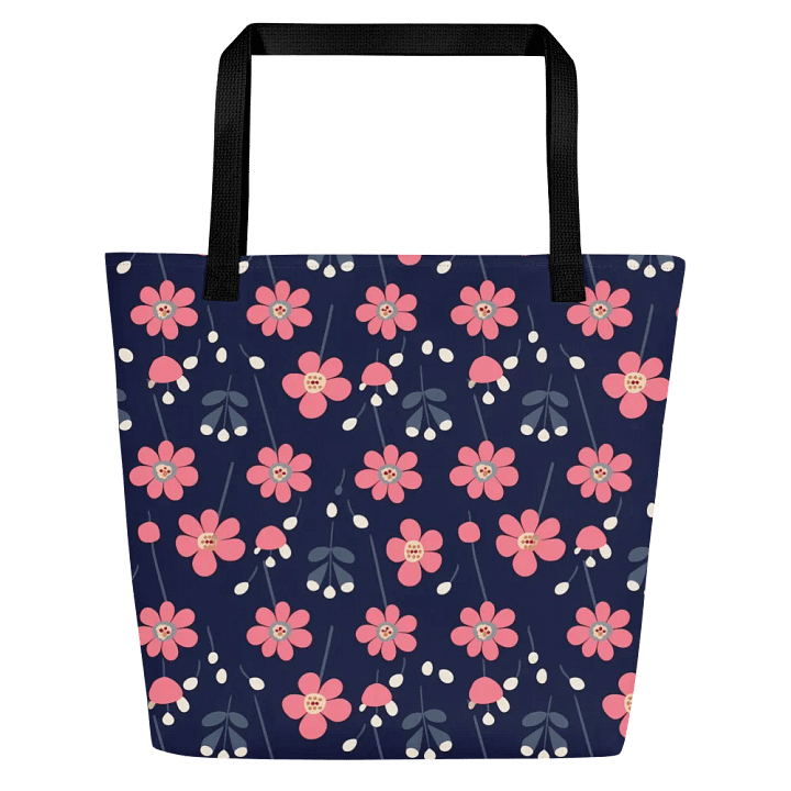 Winter Floral All-Over Print Tote Bag product image (2)