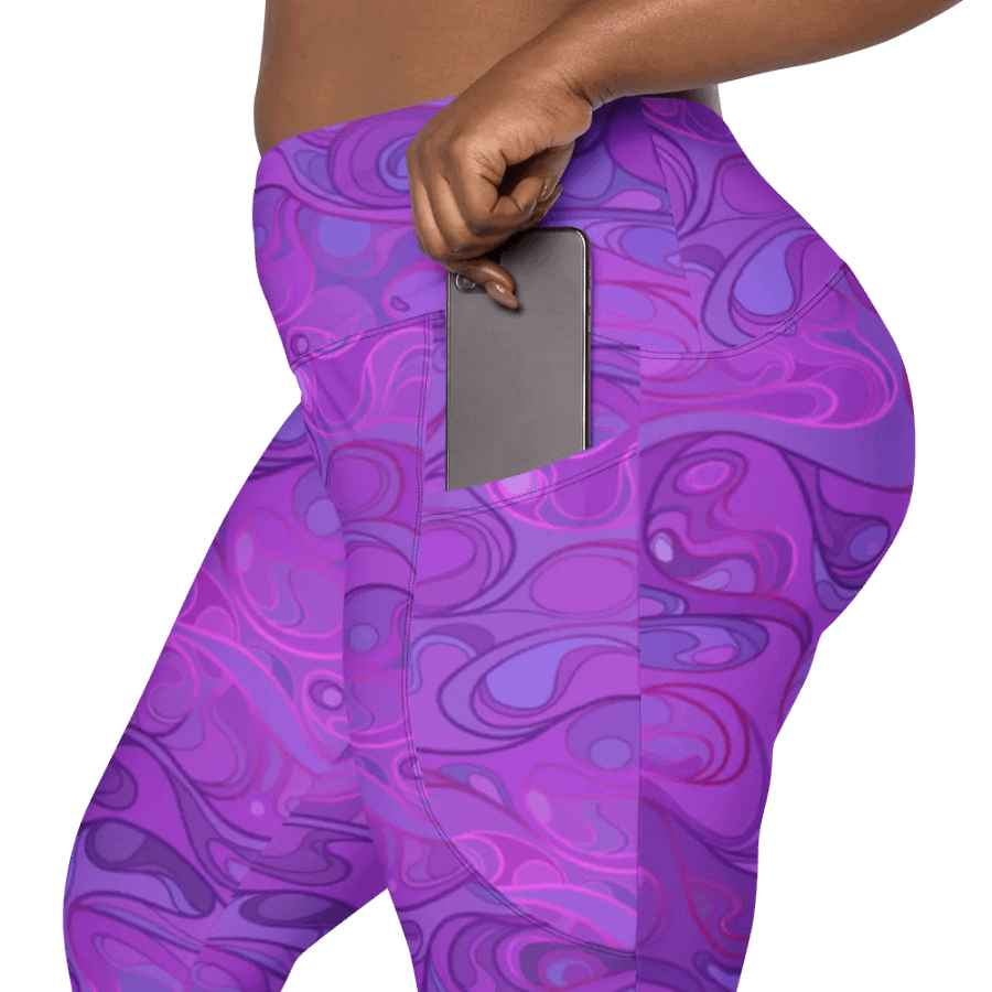 PURPLE SWIRL - Leggings product image (9)