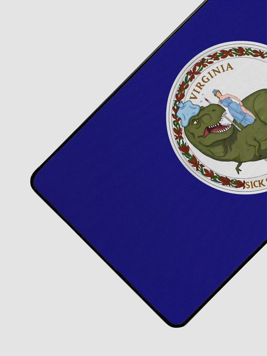 Virginia Flag - Sick Tyrannosaurus Rex Edition Desk Mat product image (3)