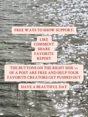 Don’t forget! If you’re scrolling and wanting to help show support to your favorite creators, it’s super free and super easy to follow these steps to help out! All of your support means the world to me and to anyone else investing their time into making posts for you to scroll through! Have a beautiful and blessed day, fam! 🫶🏼🍑 #support #tiktok #fyp #trending #hashtag 