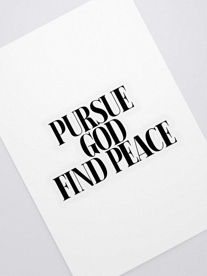 PURSUE GOD FIND PEACE product image (1)