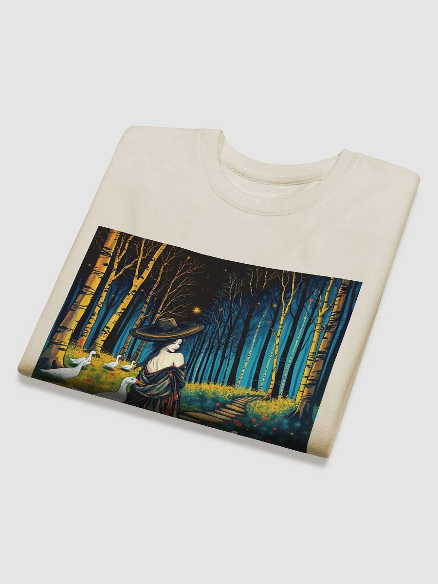 Enchanted geese Forest Cotton Sweatshirt product image (4)