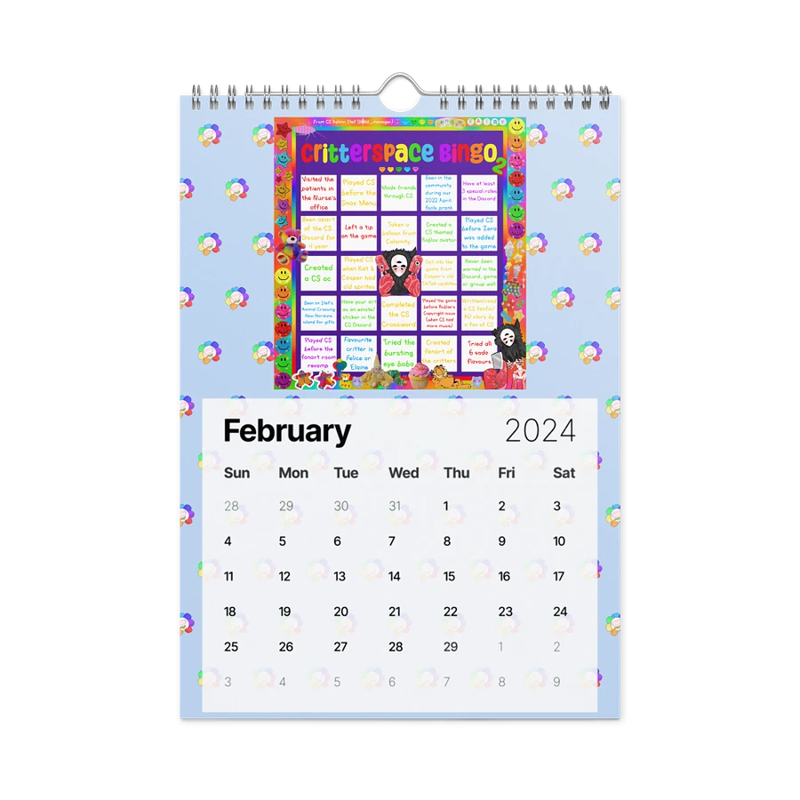 Pastel Blue CS Activity Calendar 2024 product image (13)