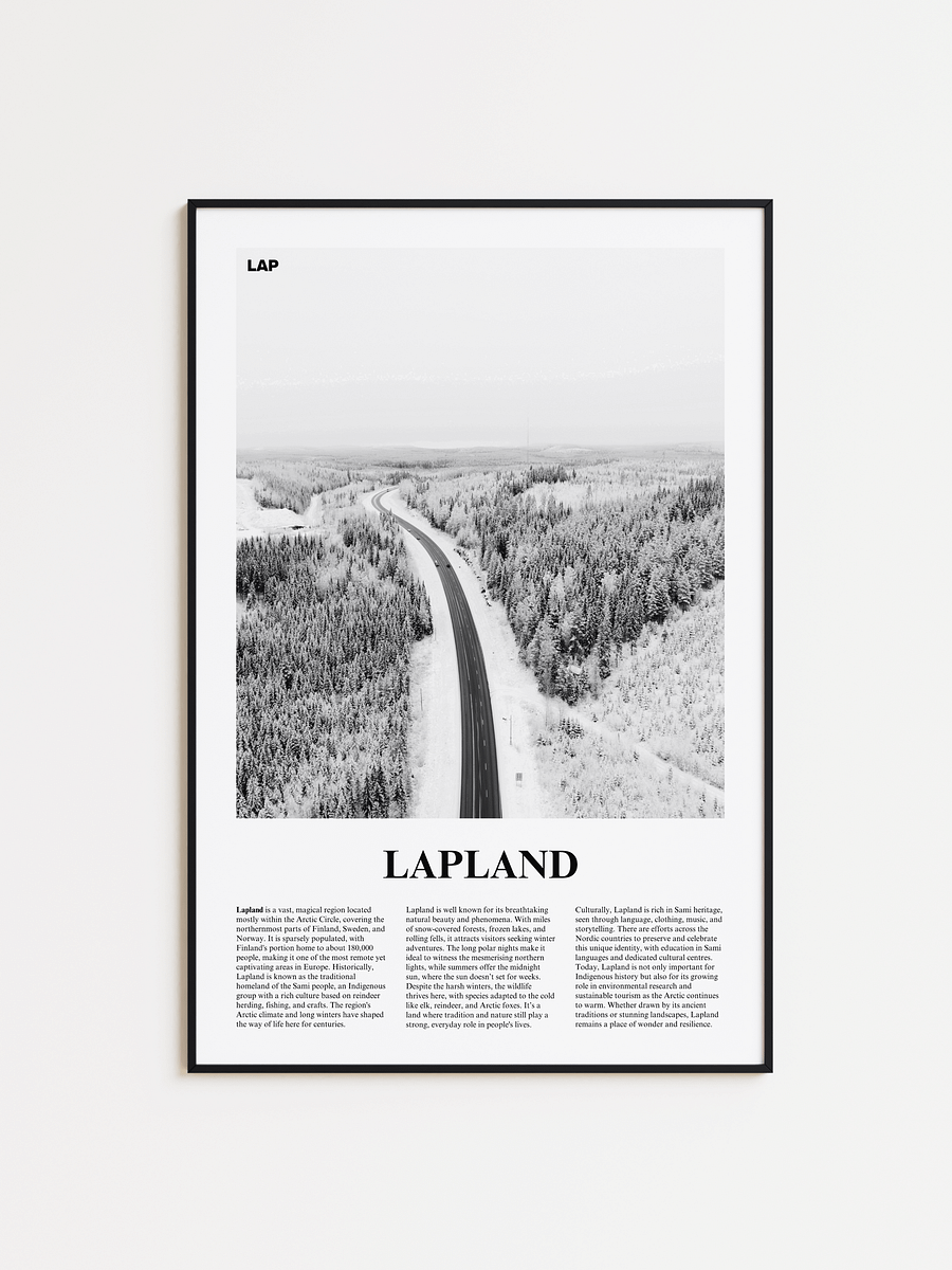 Lapland 01 Newspaper Poster product image (1)