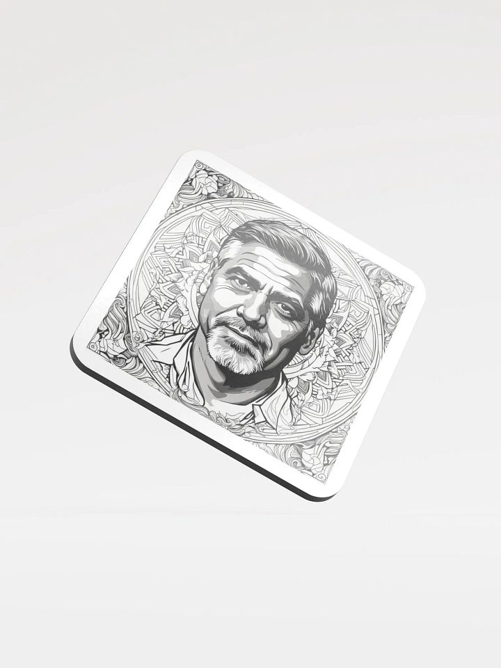 Geometric Portrait Cork Coaster Set product image (1)
