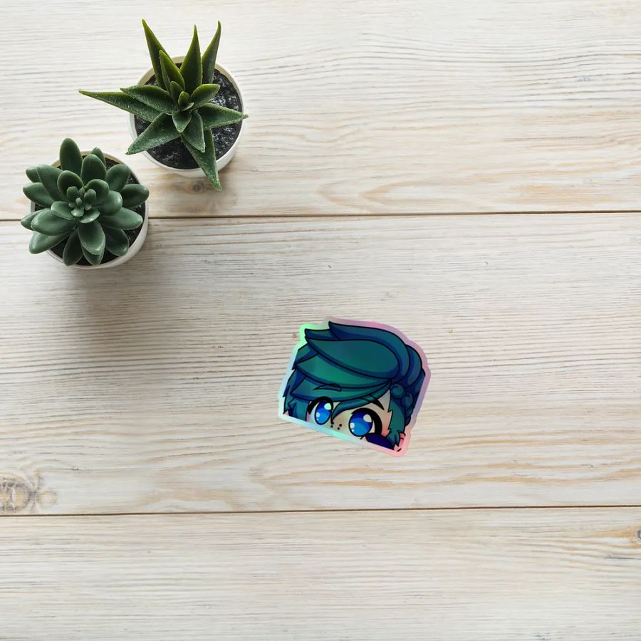 Holo EmFN Peek Sticker product image (10)