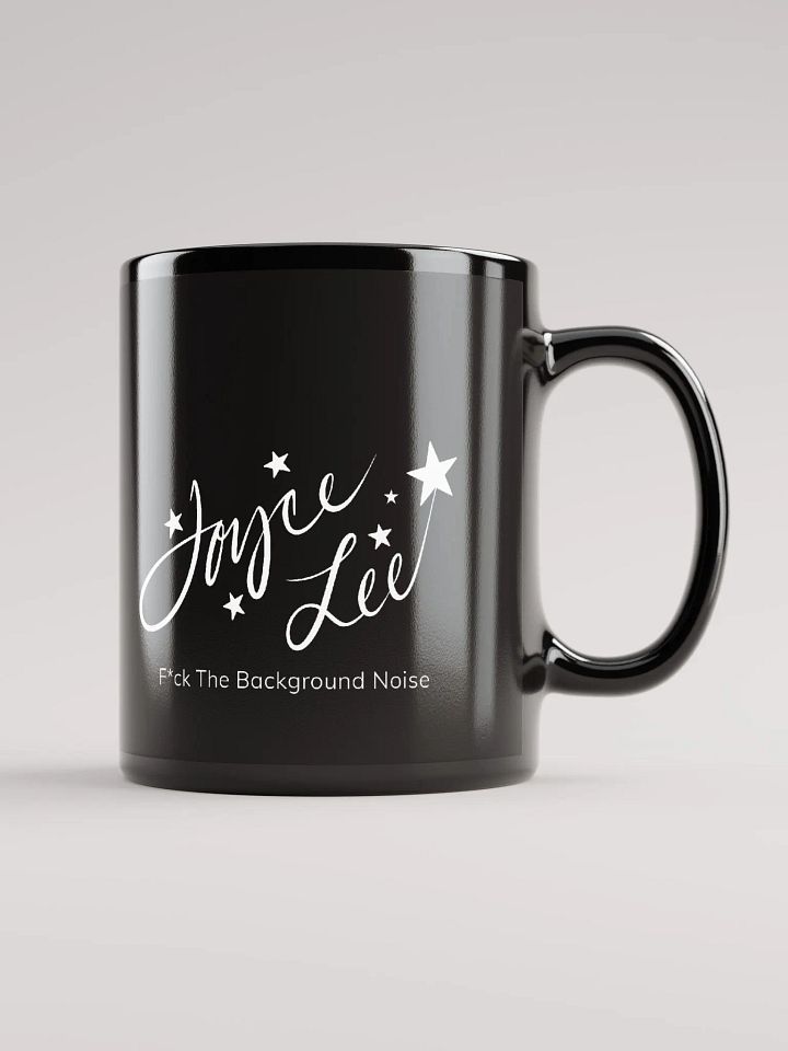 Joyce Lee Purple Graphic Mug (Black) product image (1)