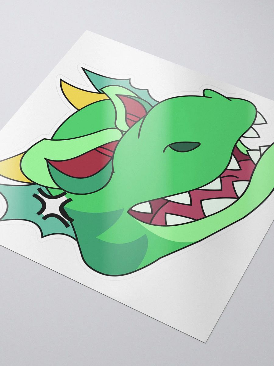 Angry Dragon Green Sticker product image (3)