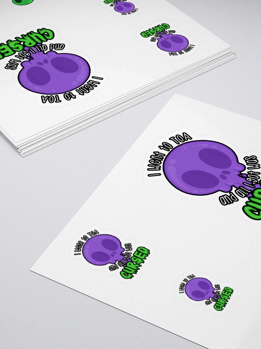 All I Got Was Cursed - Warlock - Sticker Sheet product image (4)