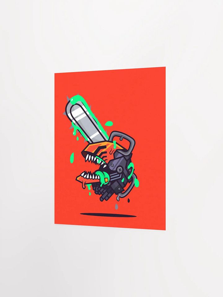 Trippy Chainsaw Poster Print product image (8)