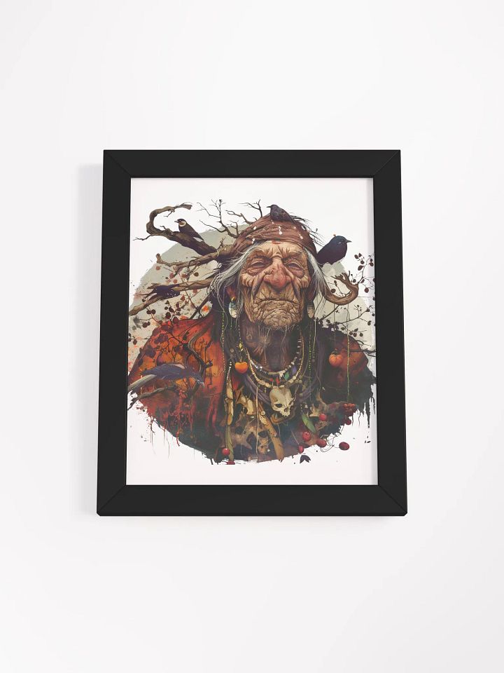 Baba Yaga - The Bad Witch of Slavic Folklore Framed High-Quality Matte Poster product image (1)