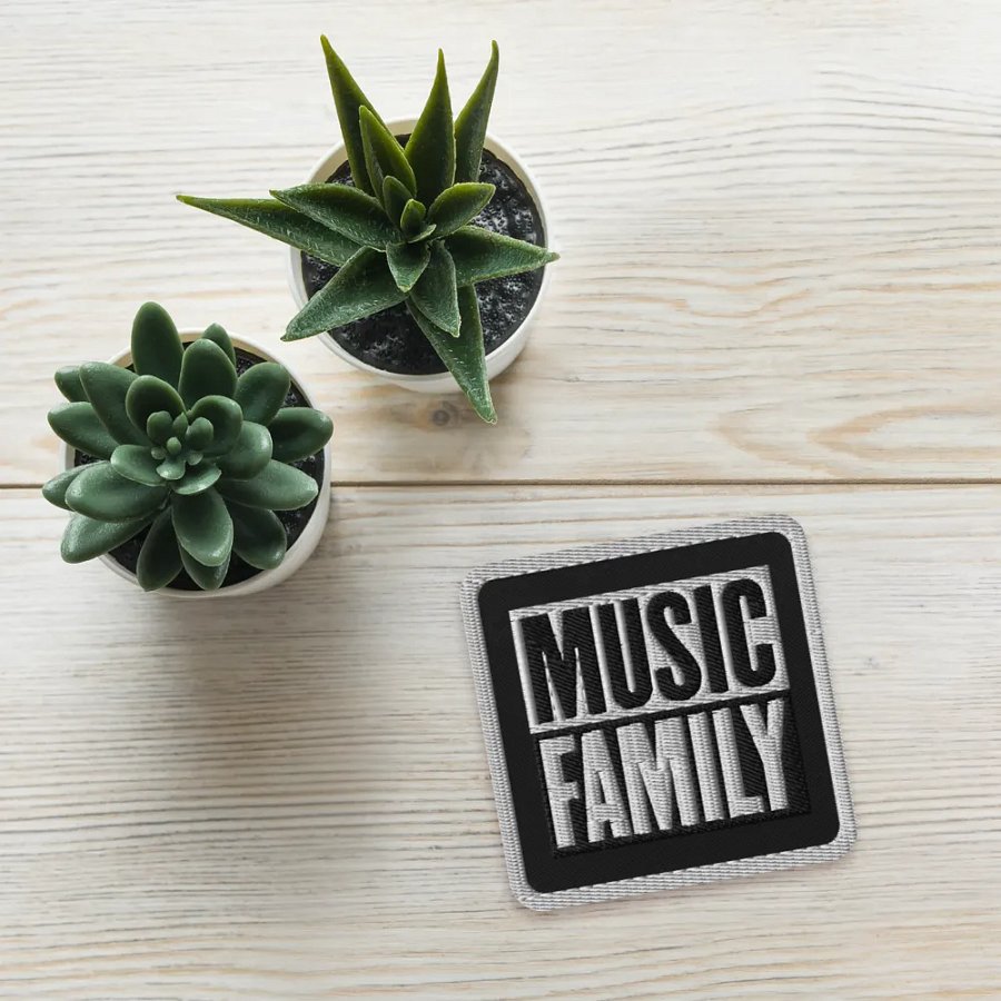 Music Fam Embroidered Patch product image (4)