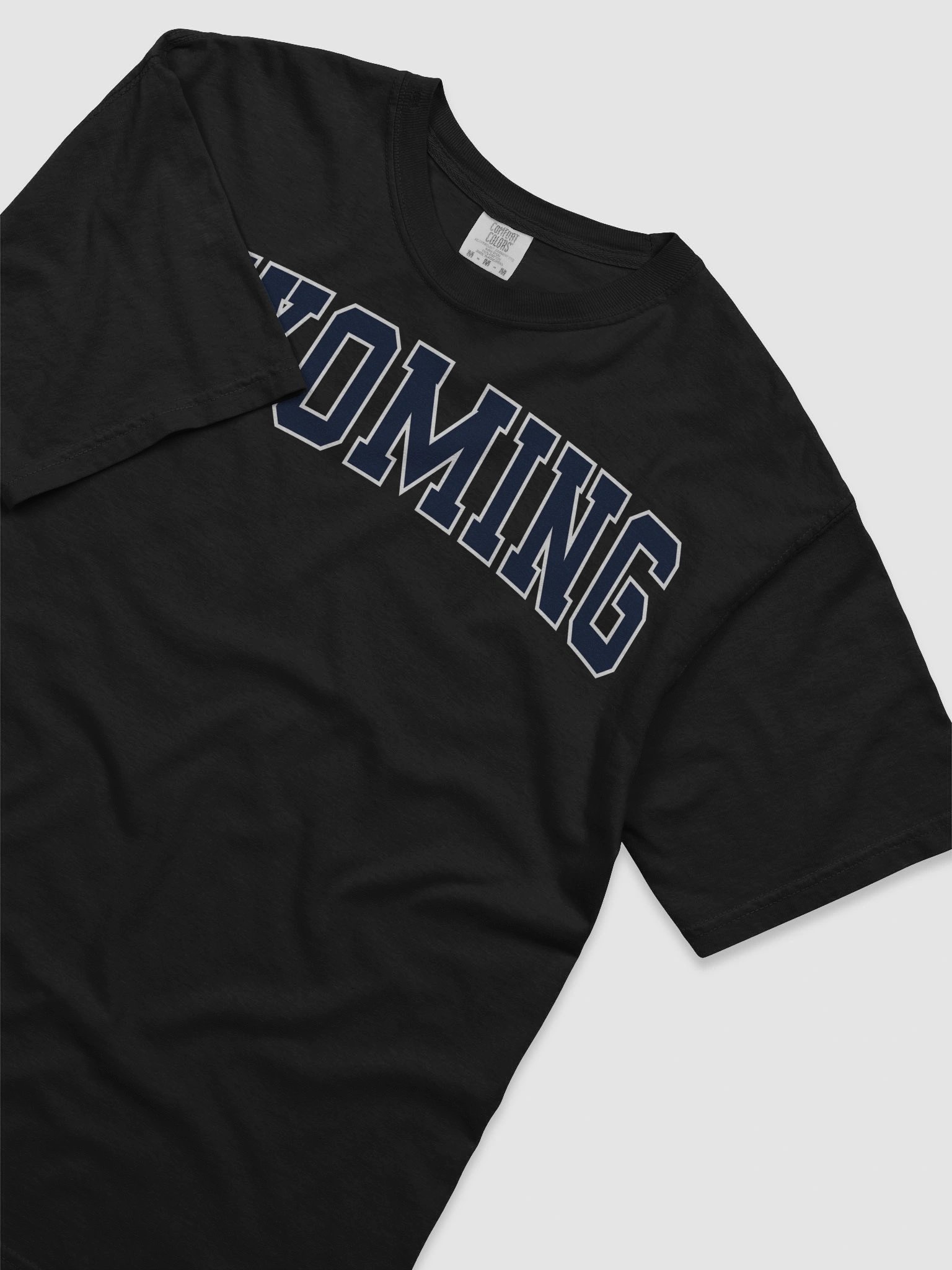 Wyoming Vintage Varsity Unisex Garment-Dyed T-shirt product image (26)