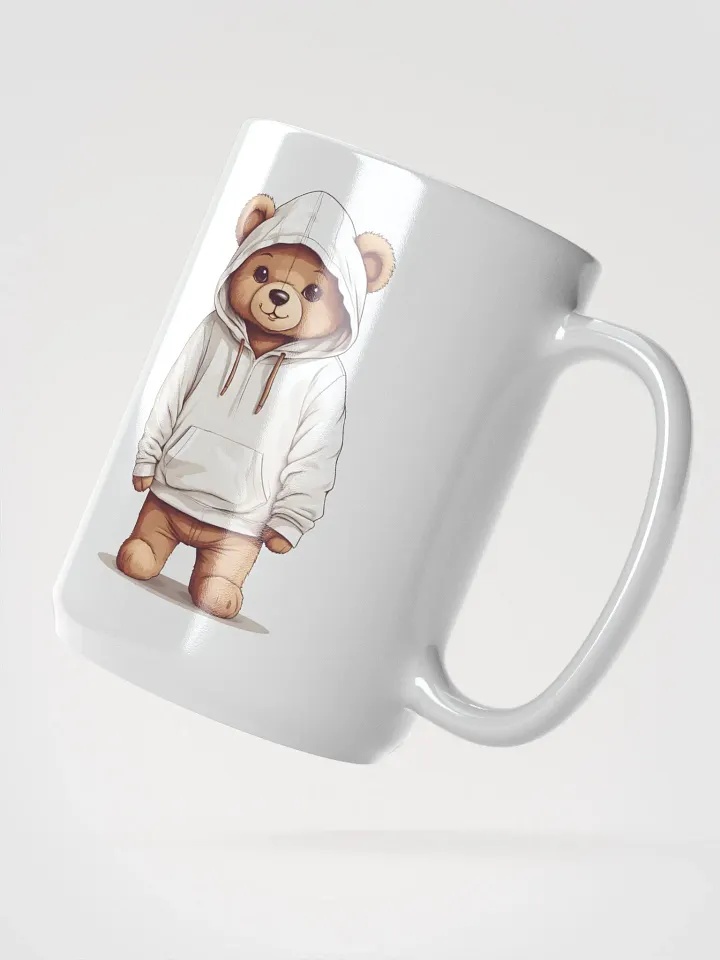 Cozy Teddy Bear White Glossy Mug product image (2)