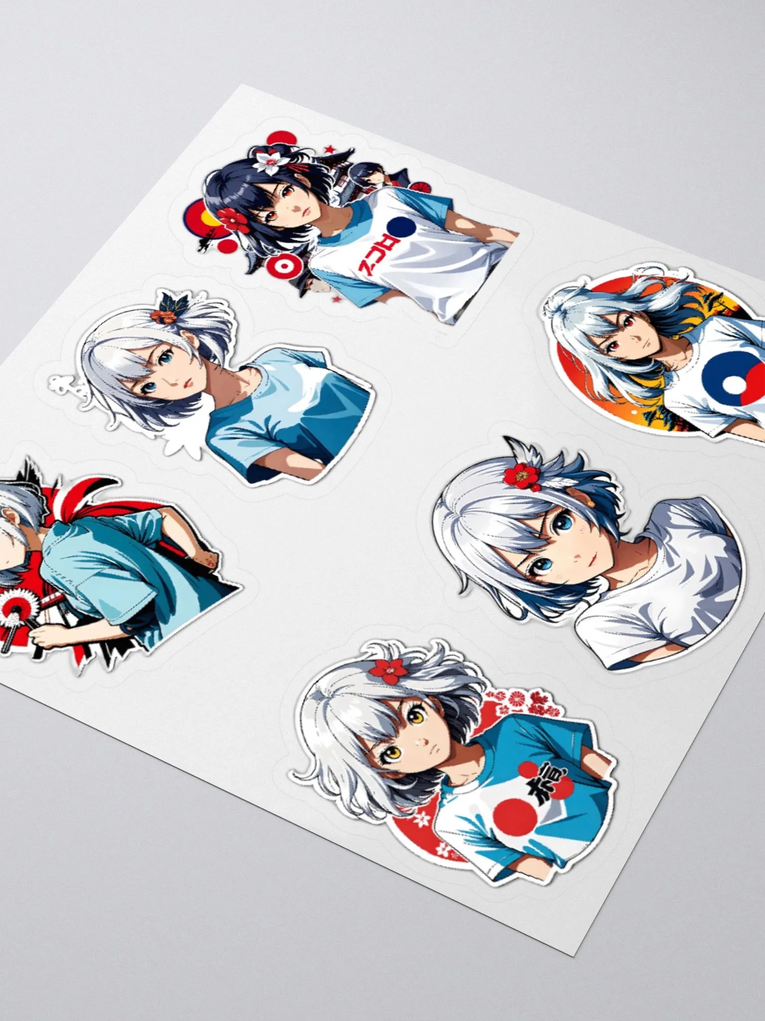 Vibrant Anime Character Stickers product image (9)