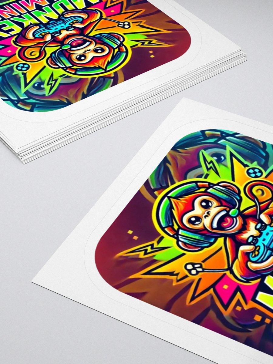 🎮🐒 Monkey Gaming – Peel, Stick, Game! 🐒🎮 product image (12)