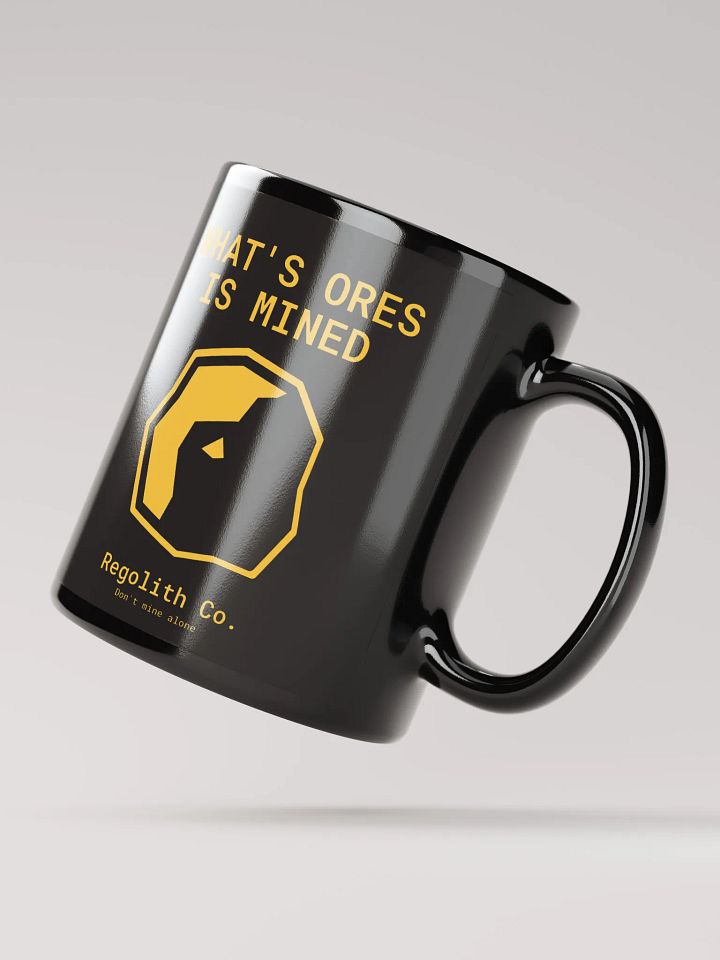 What's Ores is Mined Black Mug product image (2)