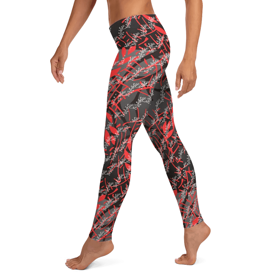 JoBeth Designed- Red Leaves🍃Adult Leggings👖 product image (5)