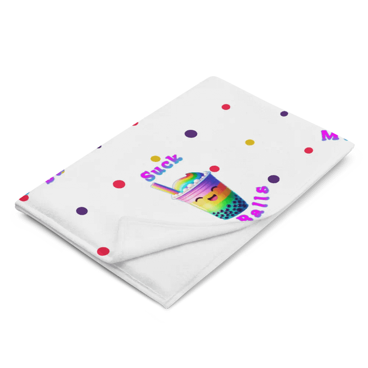 Rainbow Boba Delight Throw Blanket product image (2)