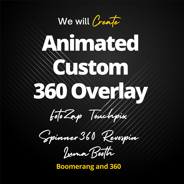 Animated Custom 360 or PhotoBooth Design product image (1)