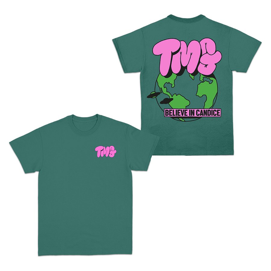 TMG Globe Teal T-Shirt product image (1)