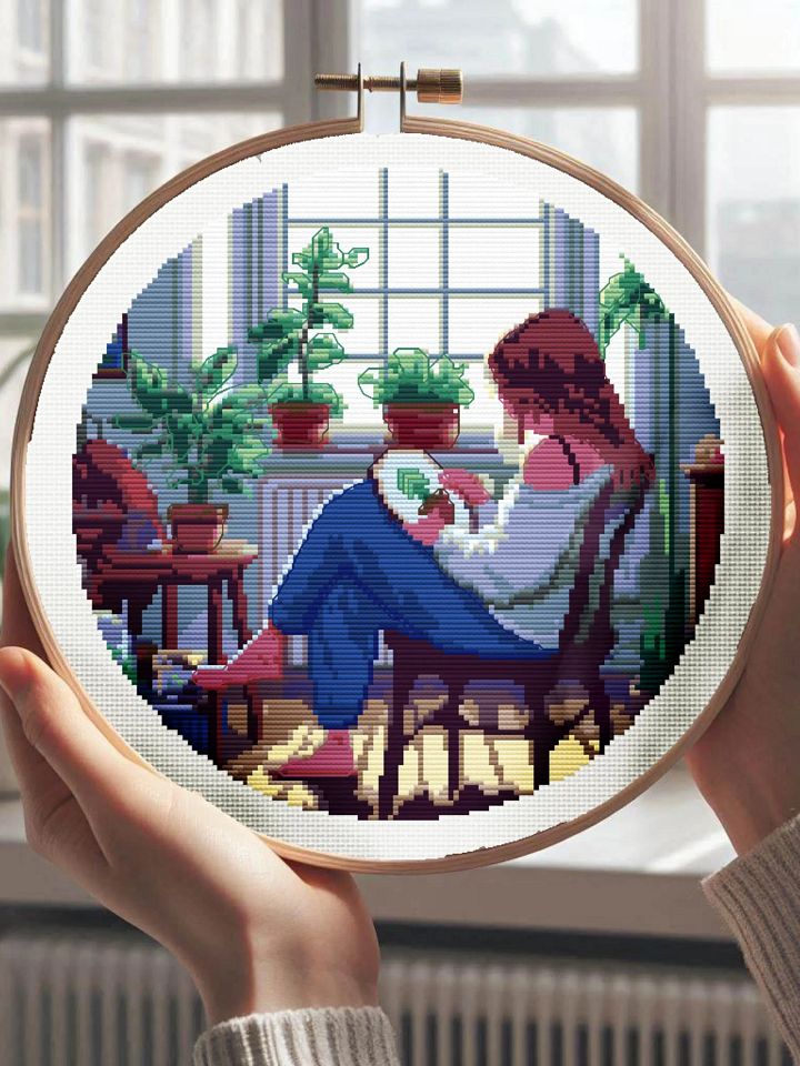 Cosy Girl Cross Stitching product image (2)