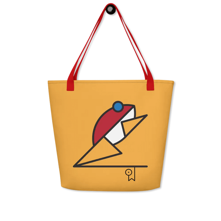 Bau Frog Icon / MO Tote Bag / Yellow product image (5)