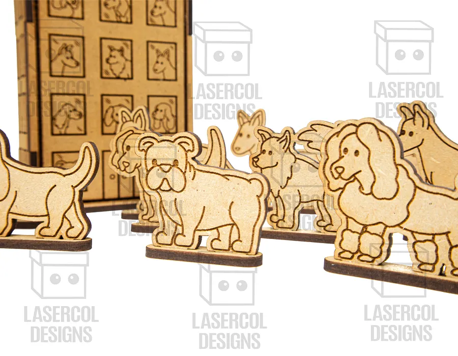 Dog Hotel Box Paint Kit DIY Cut Outs - Laser Cut Files product image (9)