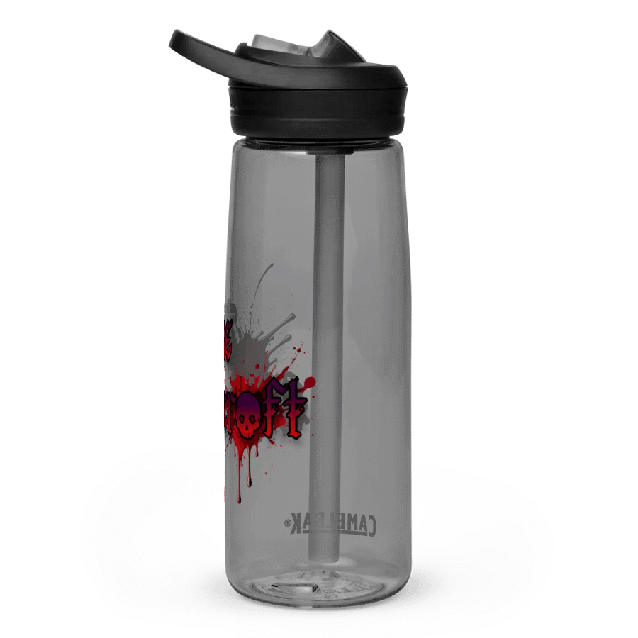 Eerie Gothic Skull Sports Water Bottle product image (4)