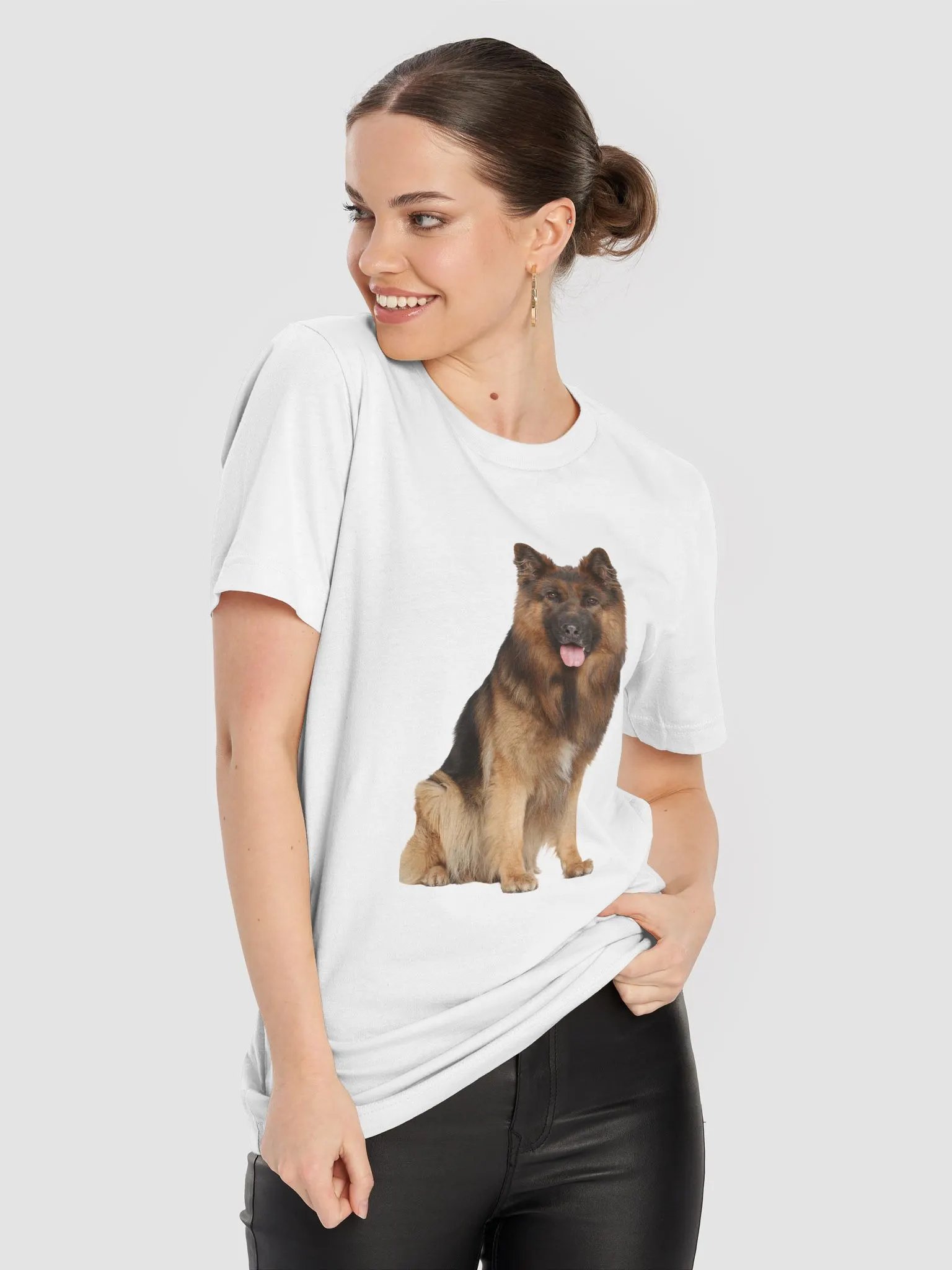 Unisex German Shepherd Cotton T-Shirt - Perfect for Dog Lovers of All Genders product image (18)