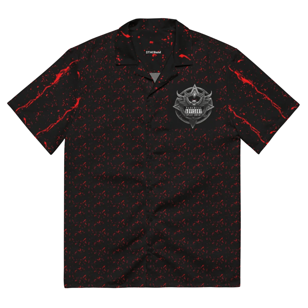 SHOT/THCEOs Hawaiian Shirts by thaddeus & crimson, the $THCBand | Underground Streetwear Brand Tops product image (2)