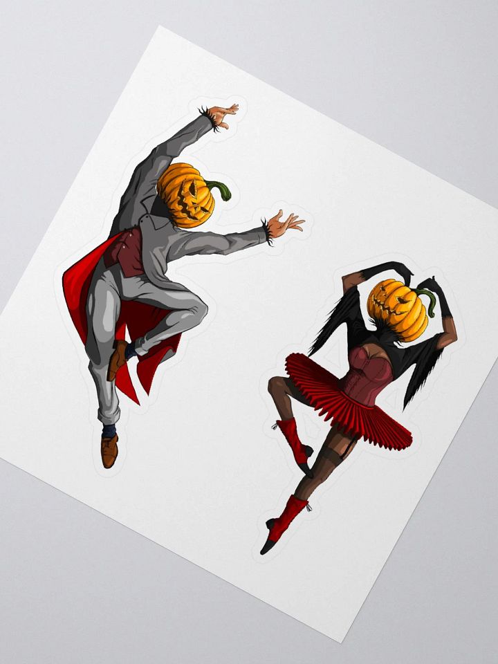 Pumpkin Village People Stickers YM product image (2)