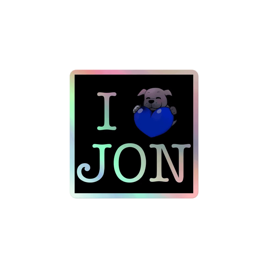 I LOVE JON STICKER product image (1)