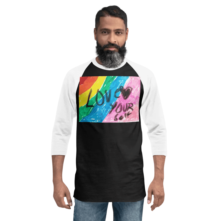 Love Yourself Original Artwork Baseball Shirt product image (16)