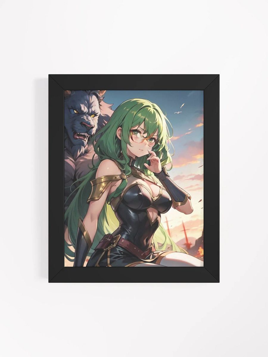 Green K Warrior Poster w/ Frame product image (4)