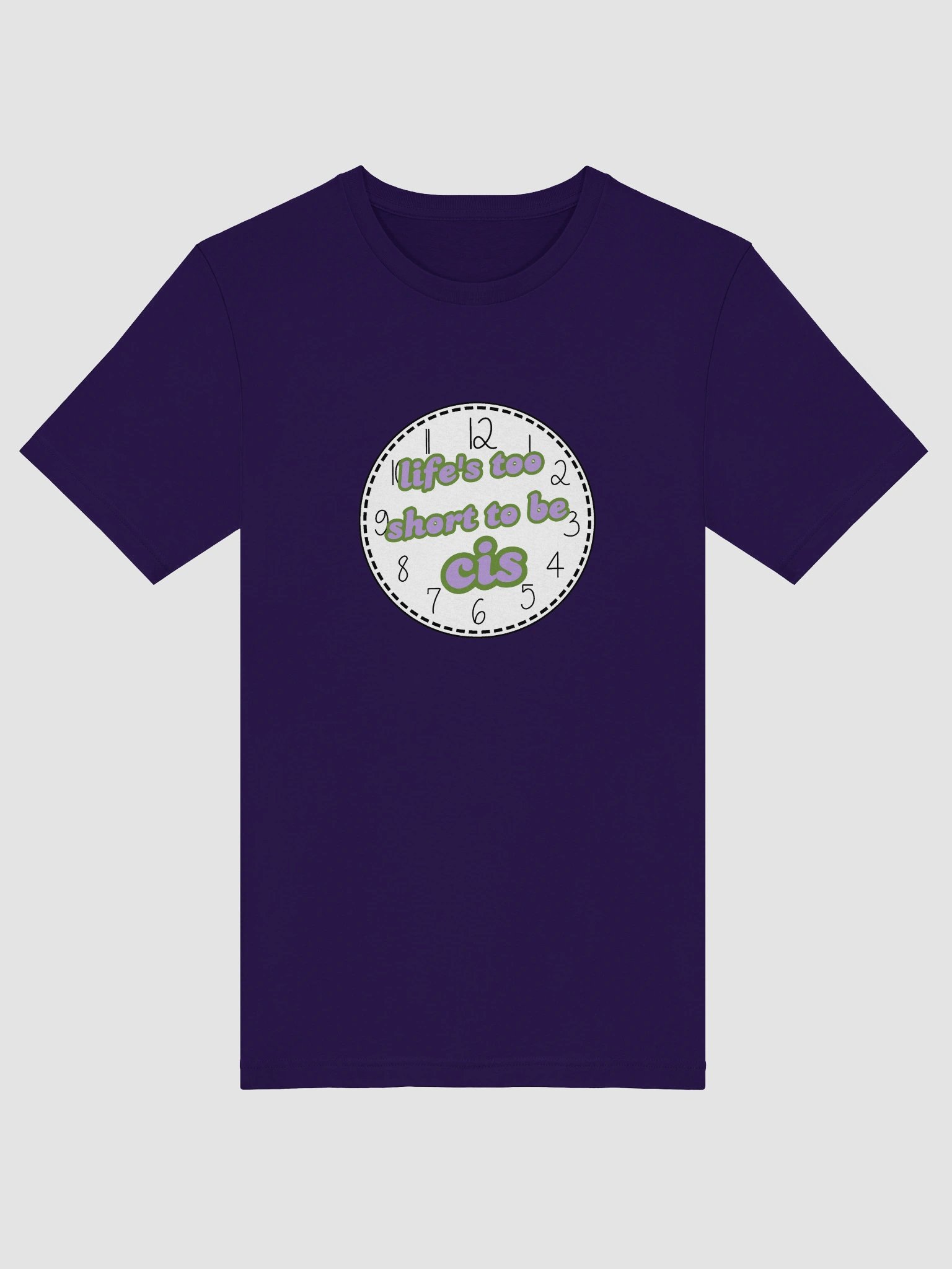 life's too short to be cis genderqueer t-shirt product image (5)