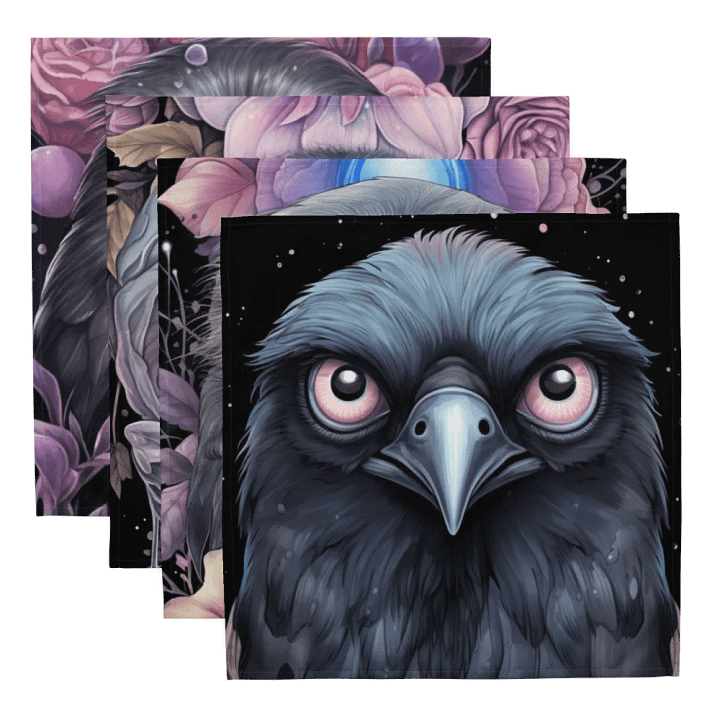 Premium Cloth Napkin Set: Watched by mysterious birds product image (2)